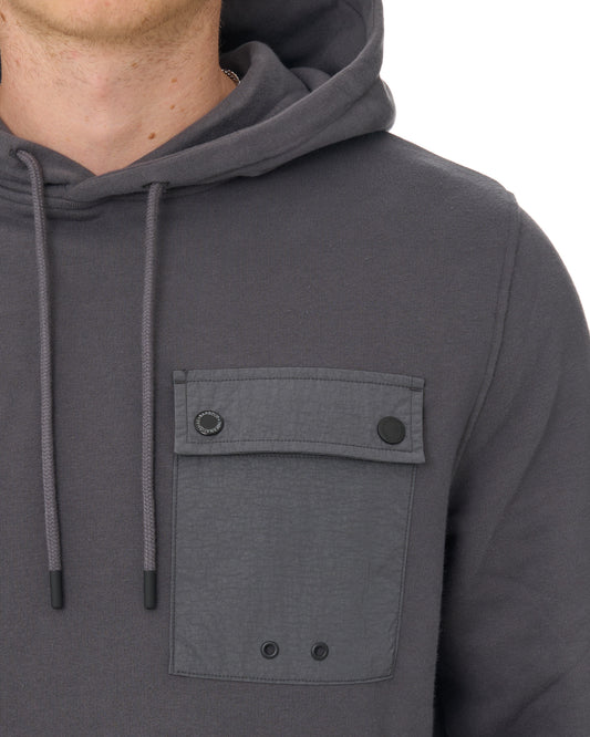 Barbour International Barbour International Inline Hooded Sweatshirt Asphalt
