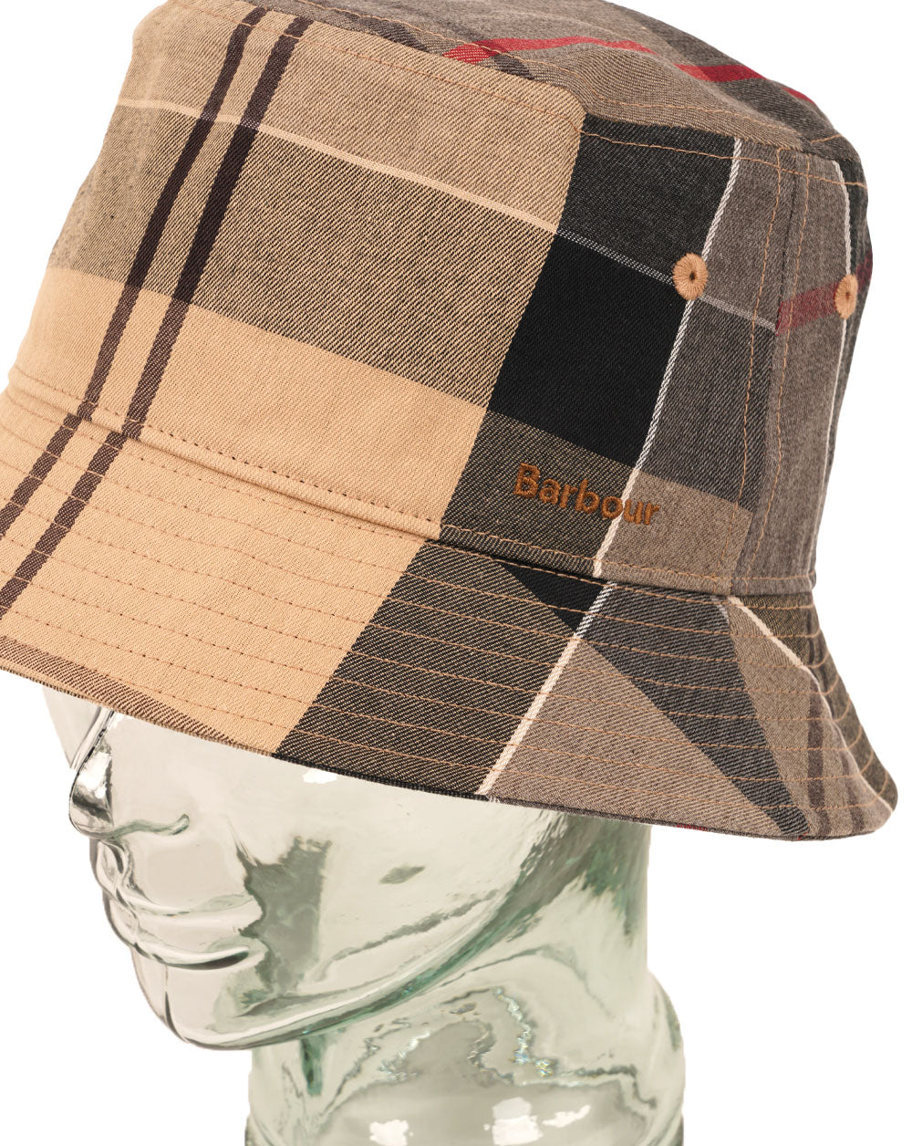 Barbour Telfield Tartan Bucket Hat Dress Tartan