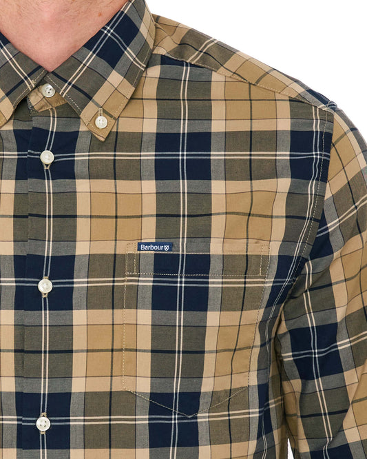 Barbour Barbour Wetherham Tailored Shirt Birchwood Dress Tartan