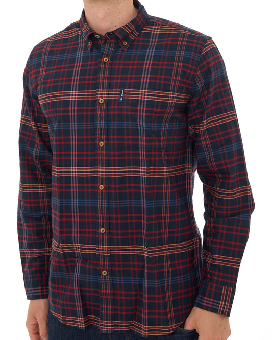 Ben Sherman Ben Sherman Oxford Check Shirt Dark Navy