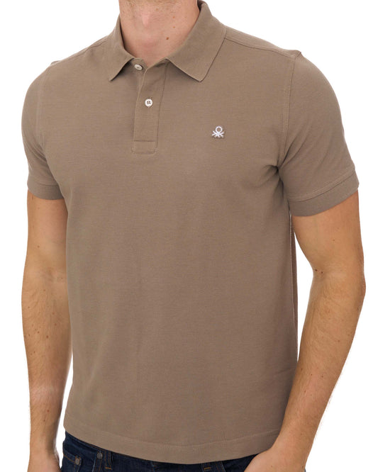 Benetton Benetton Polo Shirt Taupe