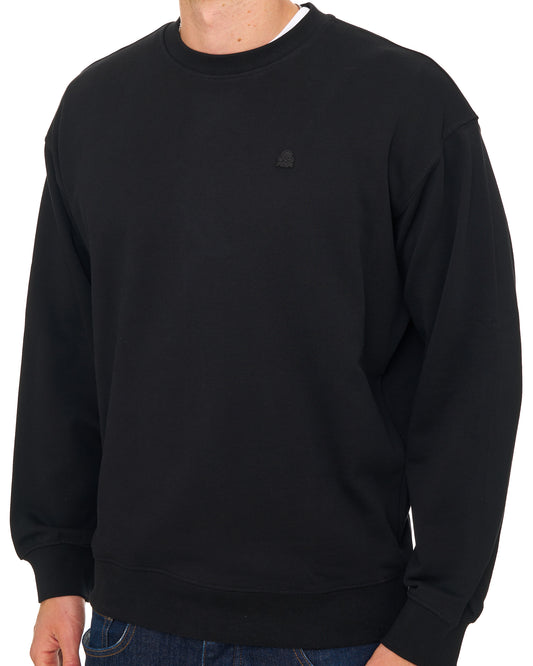 Benetton Benetton Relaxed Fit Sweatshirt Tonal Black