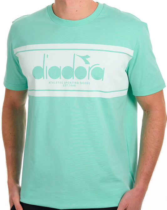 Diadora Diadora Logo T Shirt Neon Green