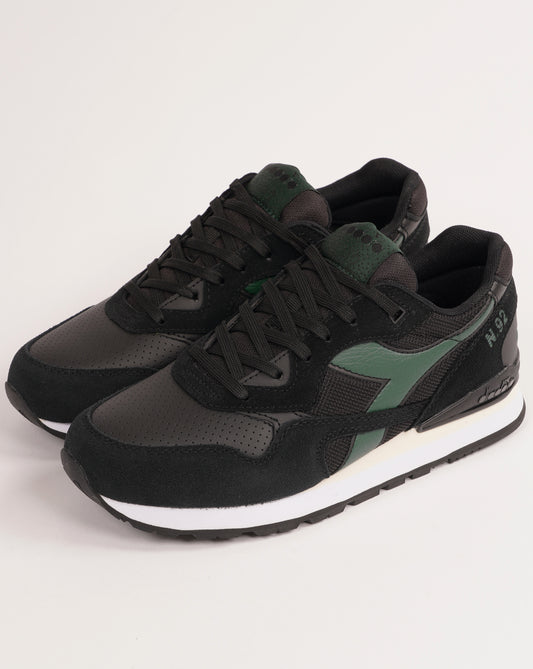 Diadora Diadora N92 Advance Trainers Black/Pine Needle