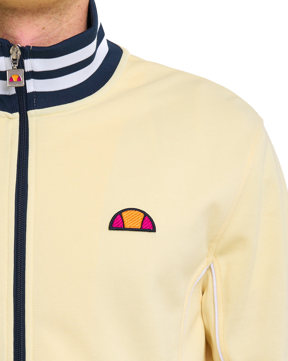 Ellesse Milan Track Top Light Yellow/Navy