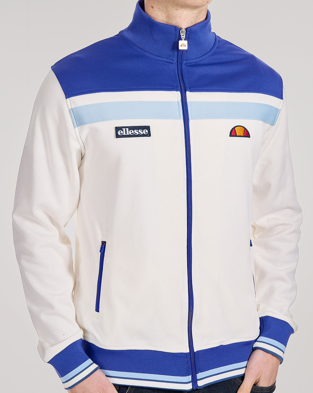 Ellesse Vignola Track Top Off White/Blue