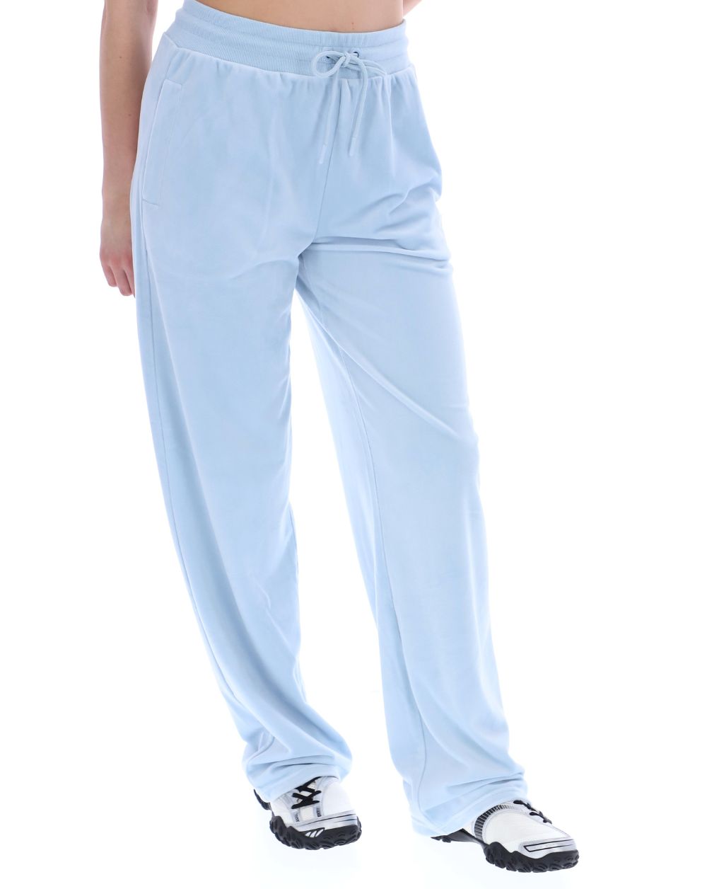 Fila Vintage Isabella Velour Track Pants Sky Blue