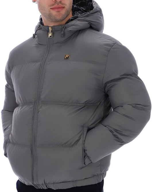 Fila Gold Fila Gold Desmond Puffa Jacket Gunmetal