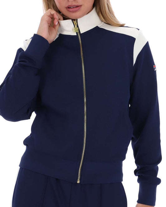 Fila Women Fila Vintage Bianca Track Top Navy/Gardenia
