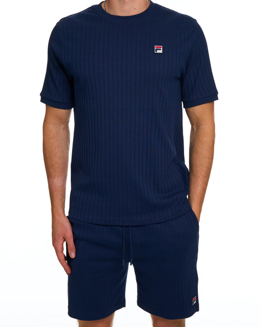 Fila Vintage Fila Vintage Conrad Ribbed Shorts Navy