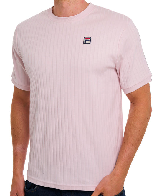 Fila Vintage Fila Vintage Easton Ribbed T Shirt Soft Pink