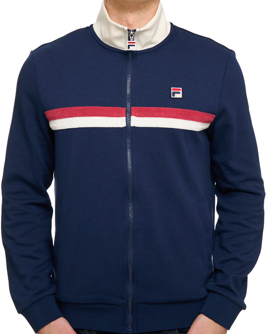 Fila Vintage Fila Vintage Enrico Track Top Navy