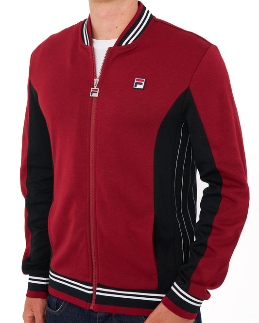 Fila Vintage Fila Vintage Mk1 Settanta Track Top Deep Red/Black