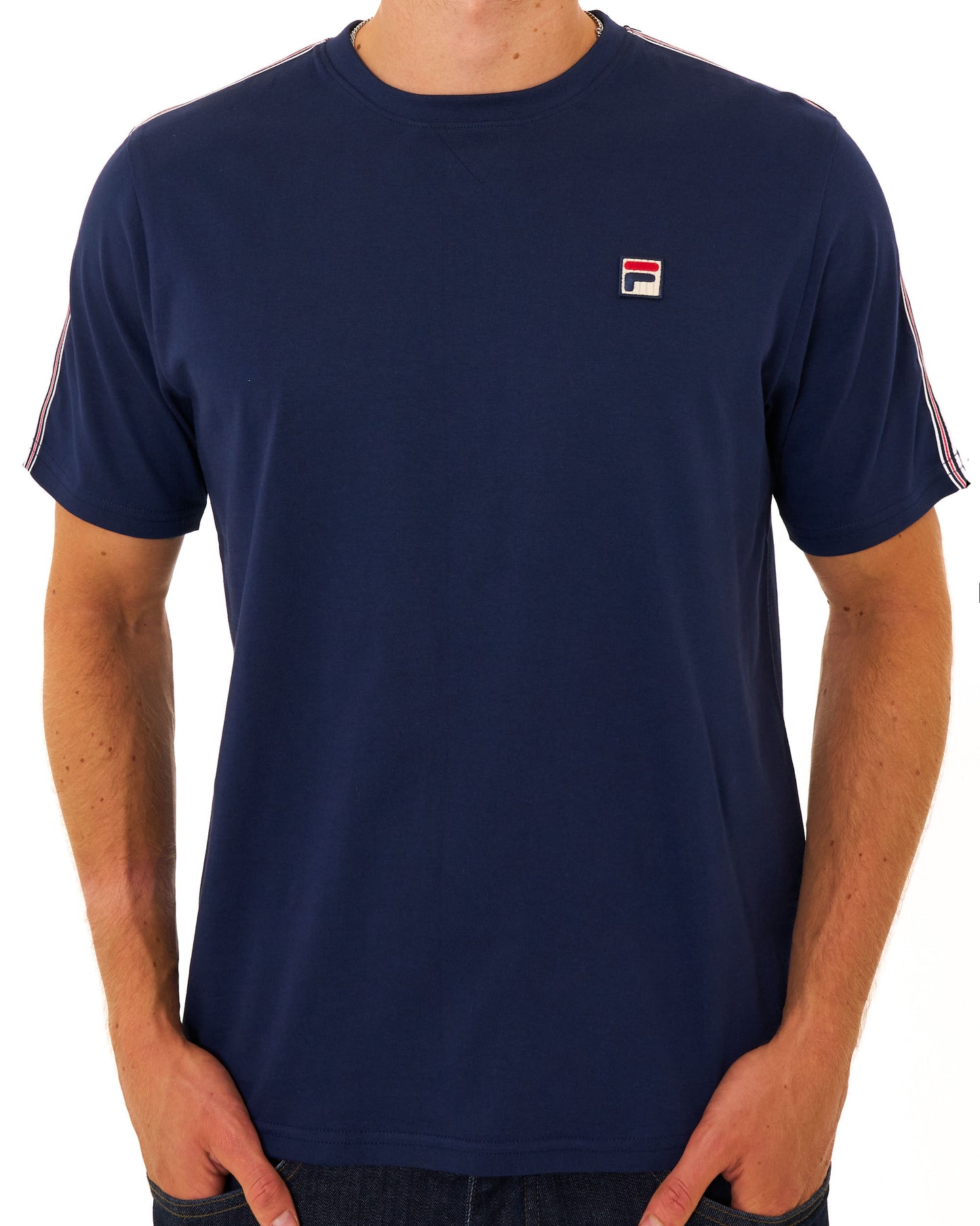 Fila Vintage Nicolas T-Shirt Navy