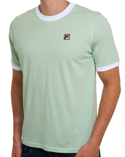 Fila Vintage Fila Vintage Ringer T Shirt Soft Green White