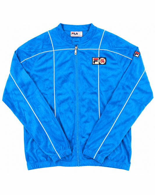 Fila Vintage Fila Vintage Terrinda Mk3 Pro Badged Track Top French Blue/White