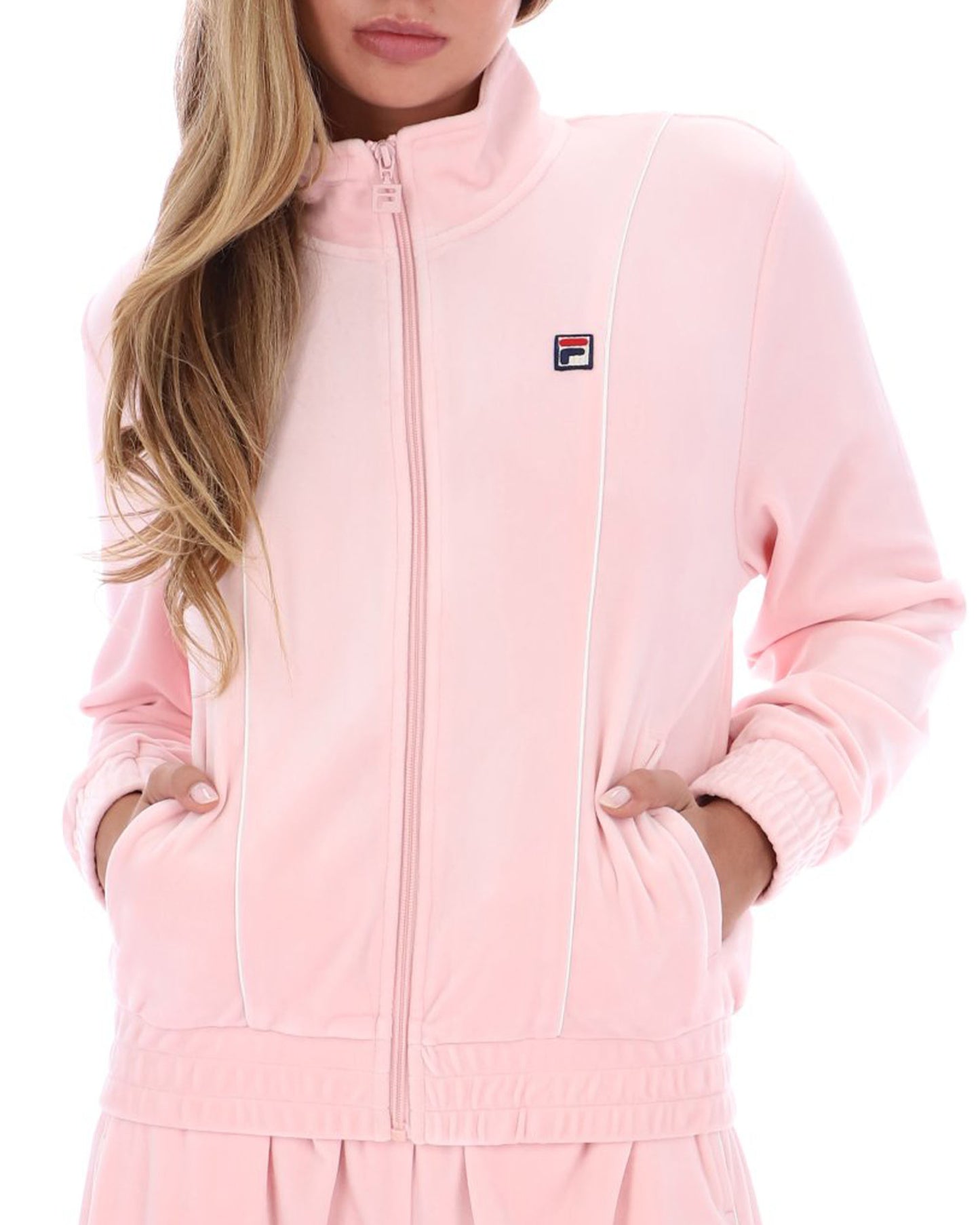 Fila Women's Honey Velour Track Top Pale Lilac