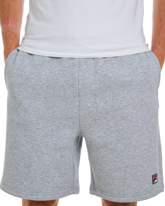 Fila Vintage Fila Vintage Vico Fleece Shorts Light Grey Marl
