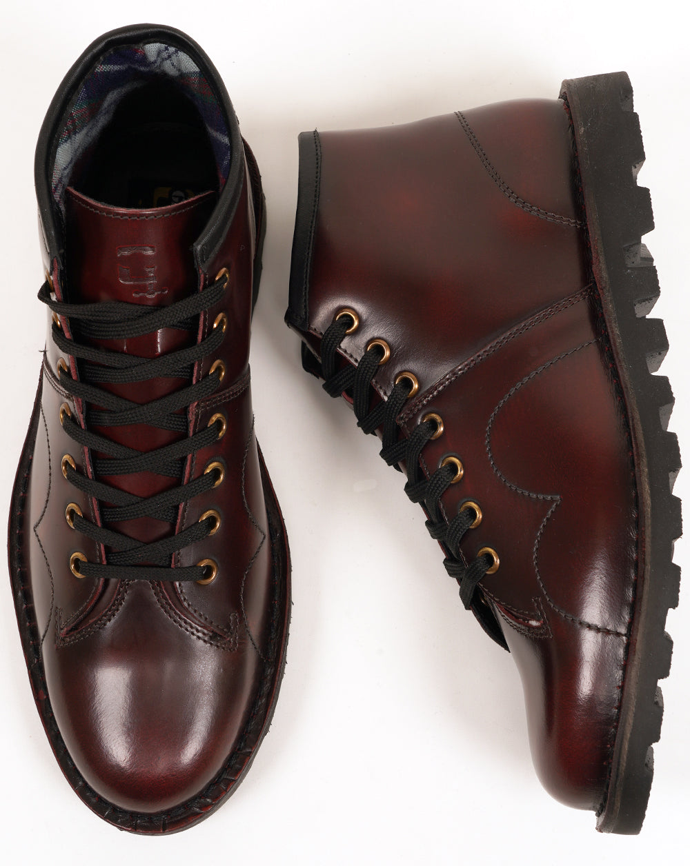 Grafters Monkey Boots Bordeaux