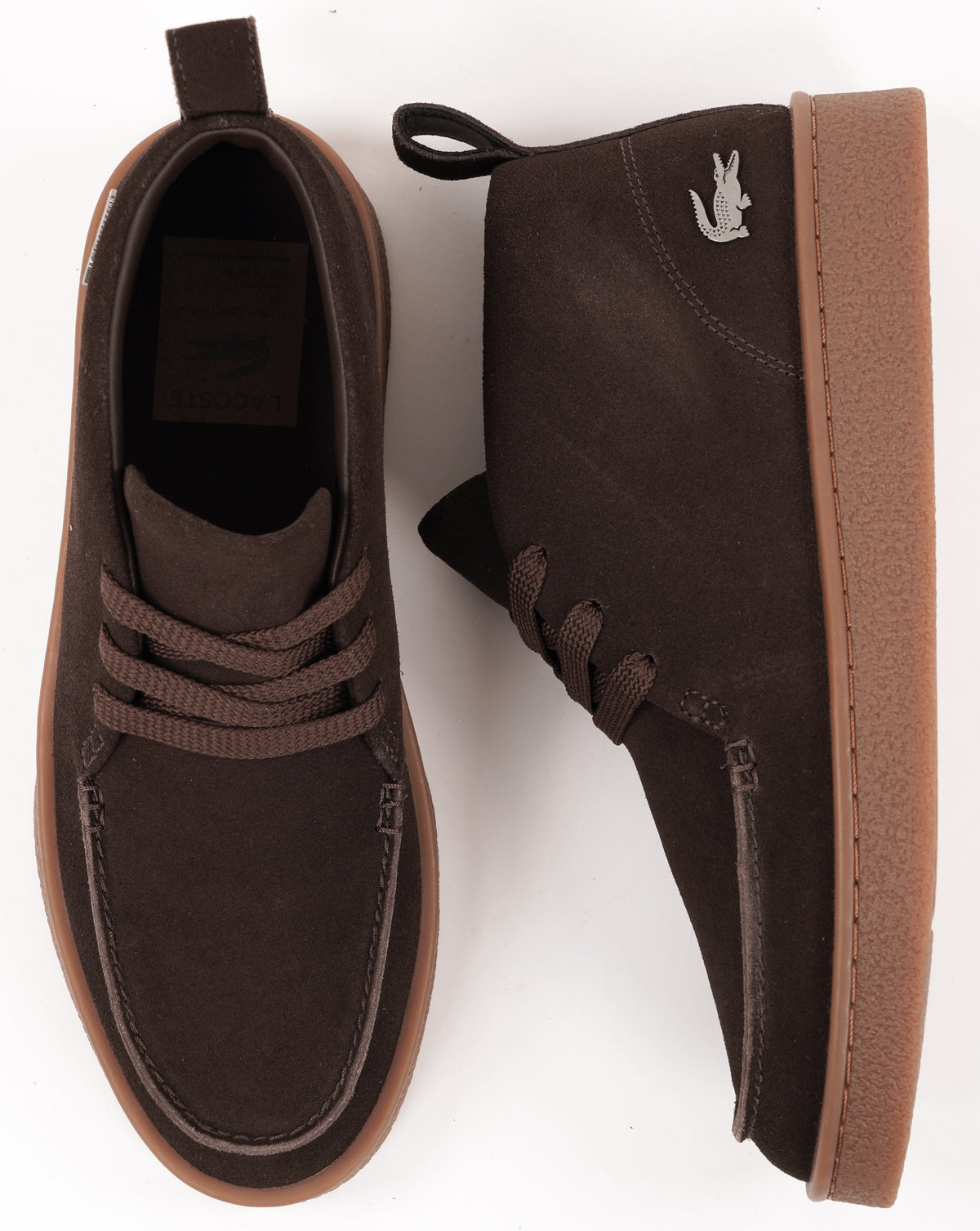 Lacoste Baseshot Suede Chukka Boot Dark Brown/Gum