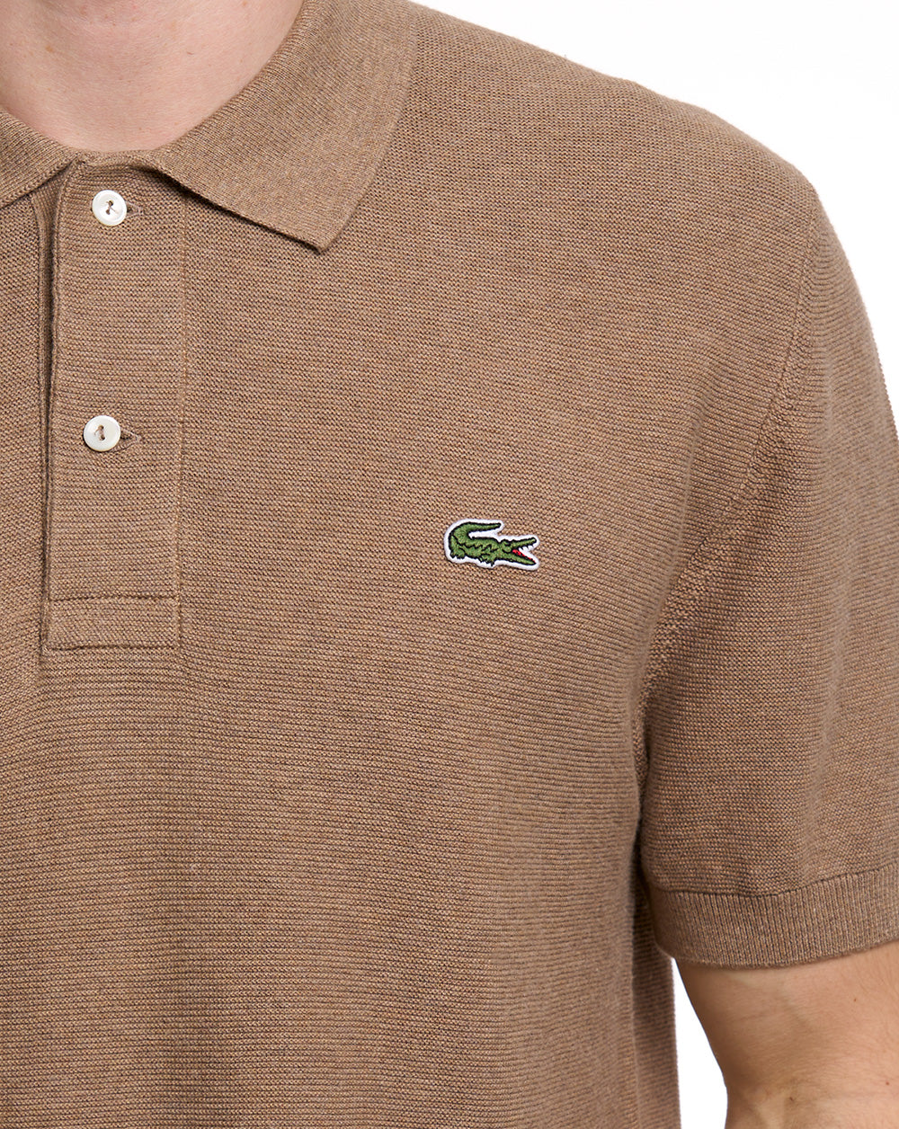 Lacoste Classic Fit Knitted Polo Beige