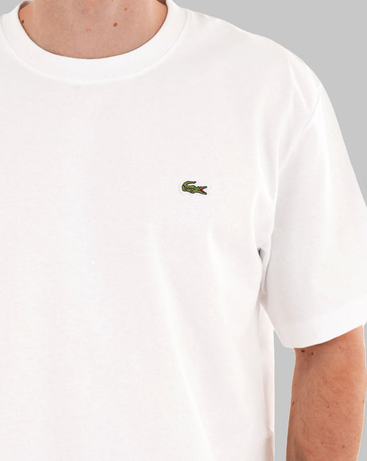Lacoste Lacoste Heavy Cotton Jersey T Shirt White