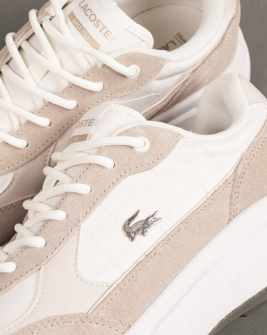 Lacoste Lacoste Run Set Trainers Natural/Off White