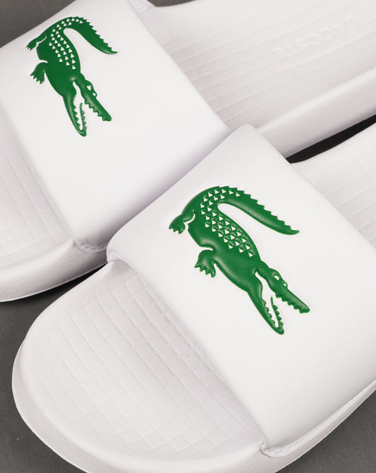 Lacoste Footwear Lacoste Serve Slides 1.0 White/Green