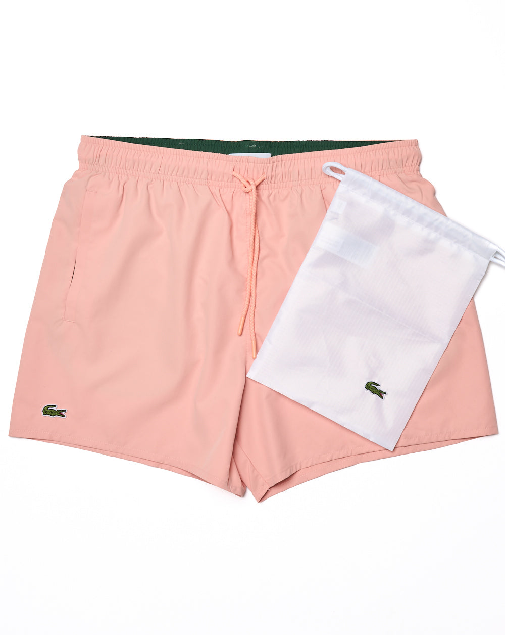 Lacoste Swim Shorts Peach/Green