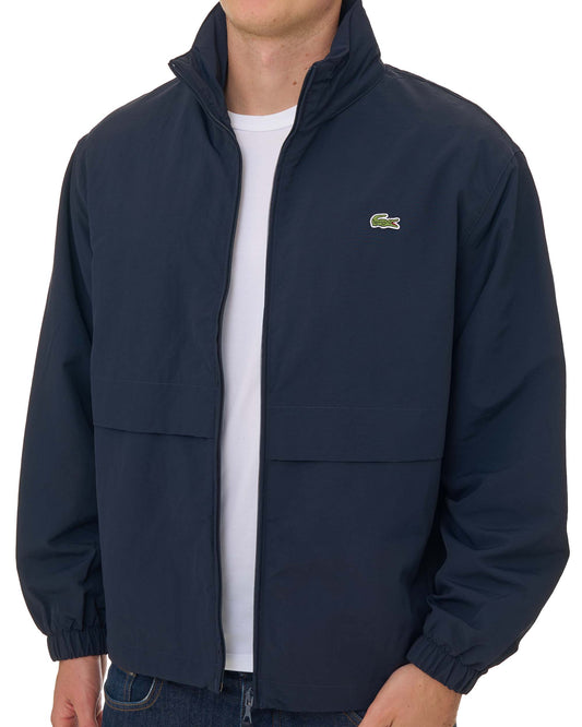 Lacoste Lacoste Technical Nylon Windbreaker Navy