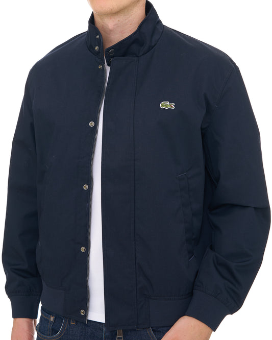 Lacoste Lacoste Twill Harrington Jacket Navy