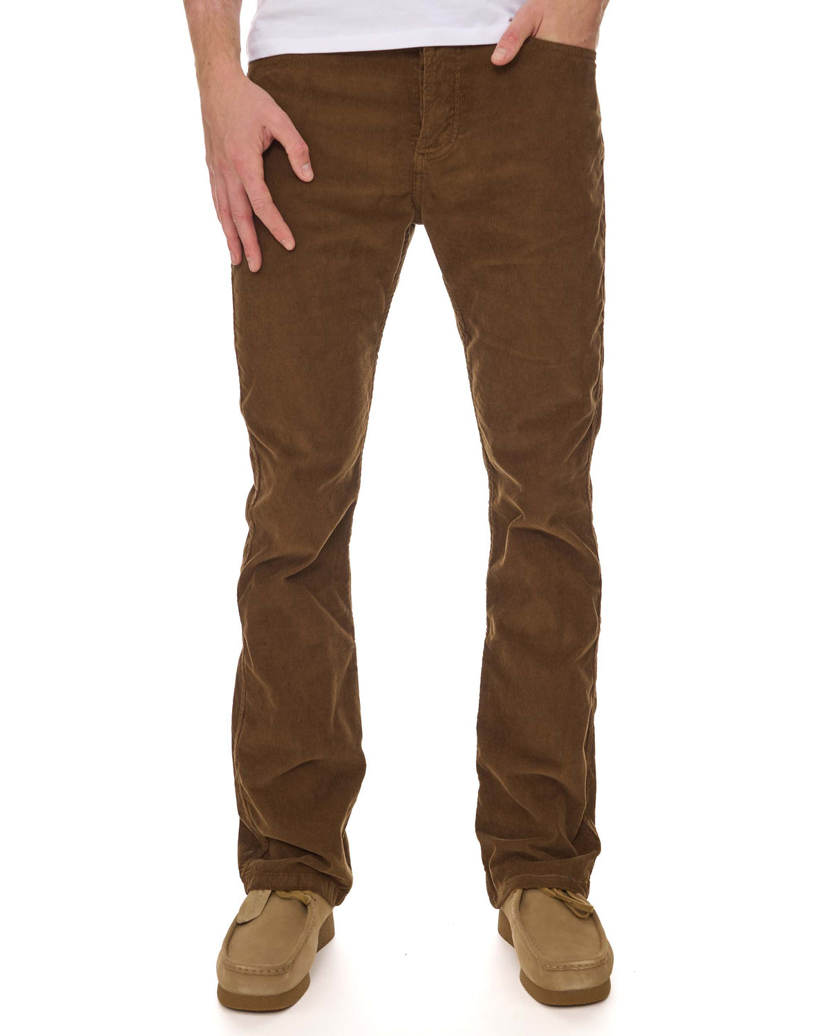 Lois Bootcut Needle Cord Brown