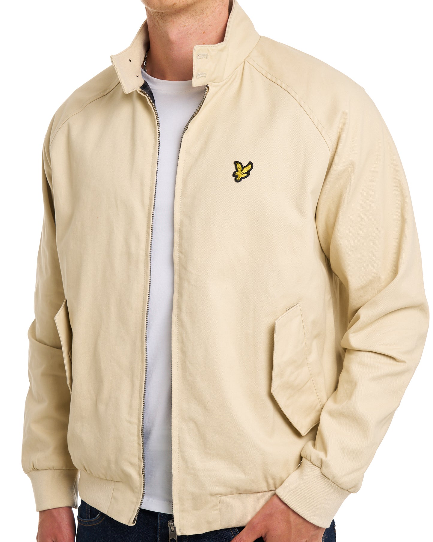 Lyle & Scott Cotton Harrington Jacket Wheat