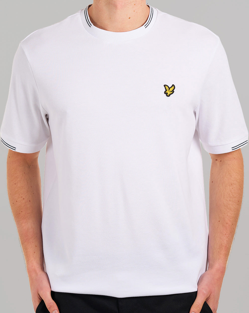 Lyle & Scott Fine Tipped T Shirt White