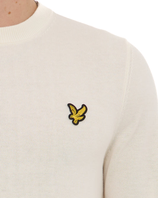 Lyle And Scott Lyle & Scott Archive Knitted Crew Neck Jumper Cream
