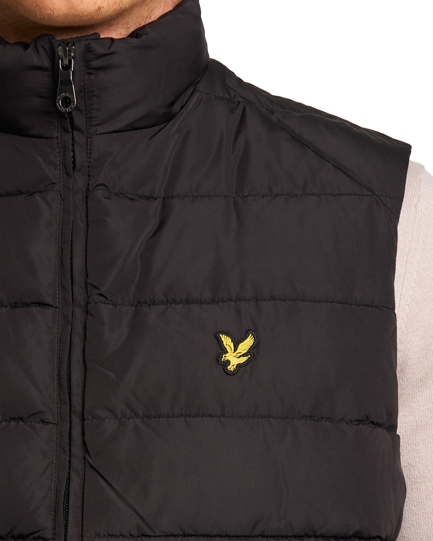 Lyle & Scott Quilted Gilet Jet Black