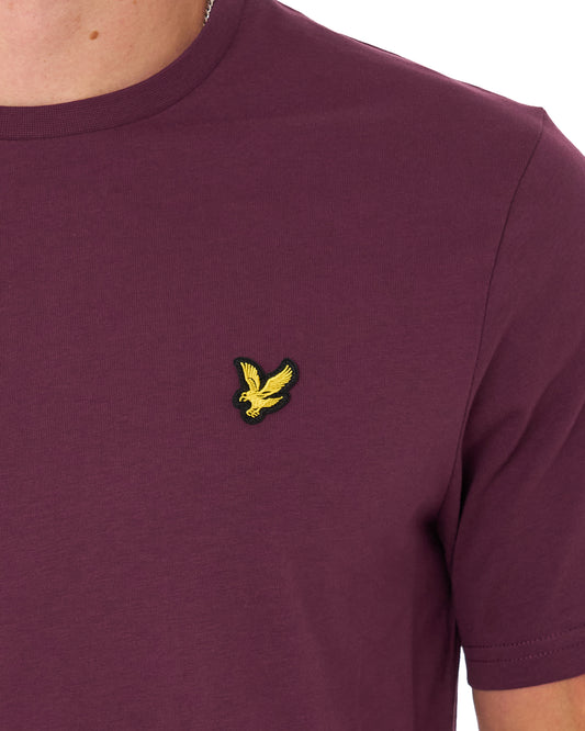 Lyle And Scott Lyle & Scott T Shirt Noir Plum