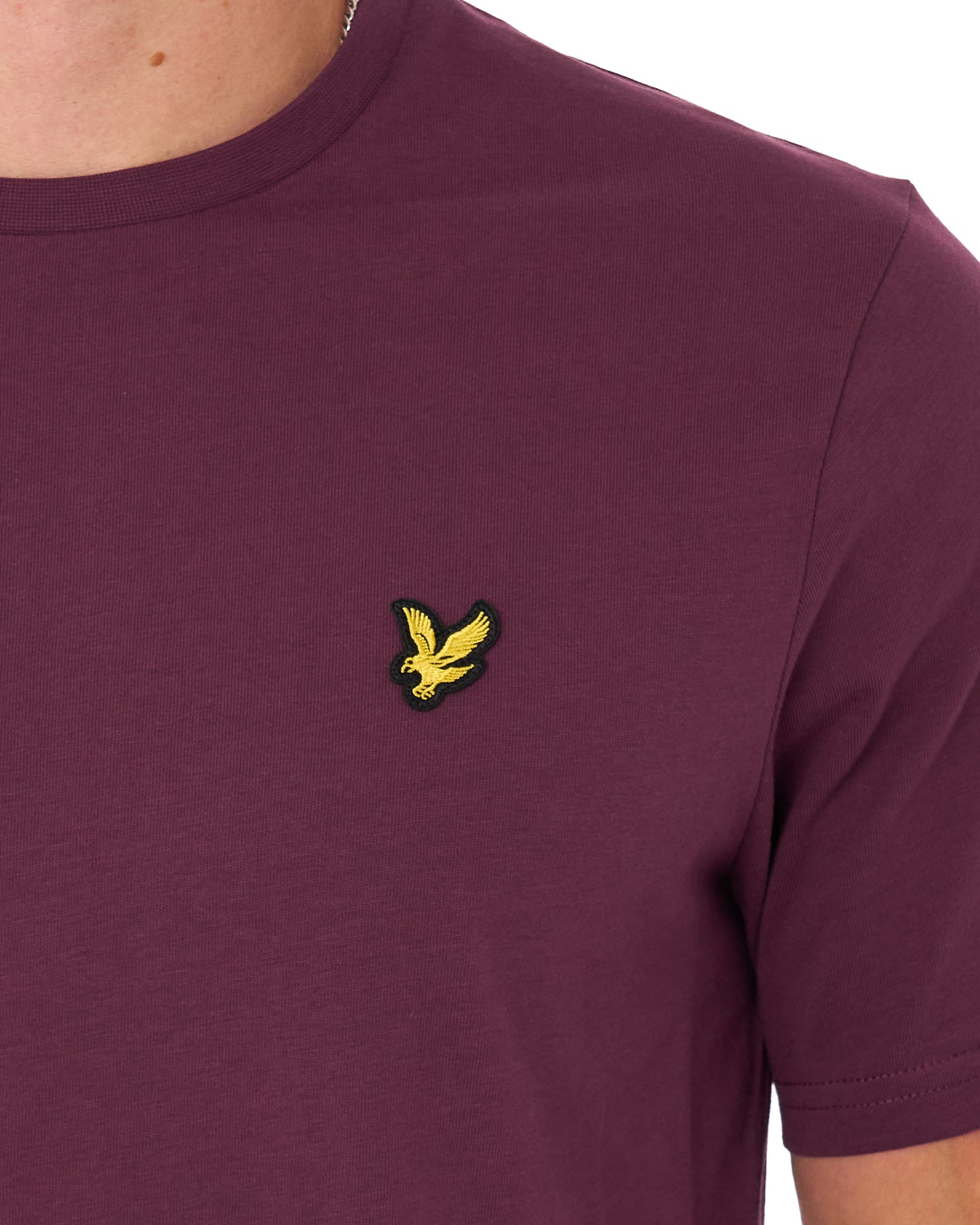 Lyle & Scott T Shirt Noir Plum
