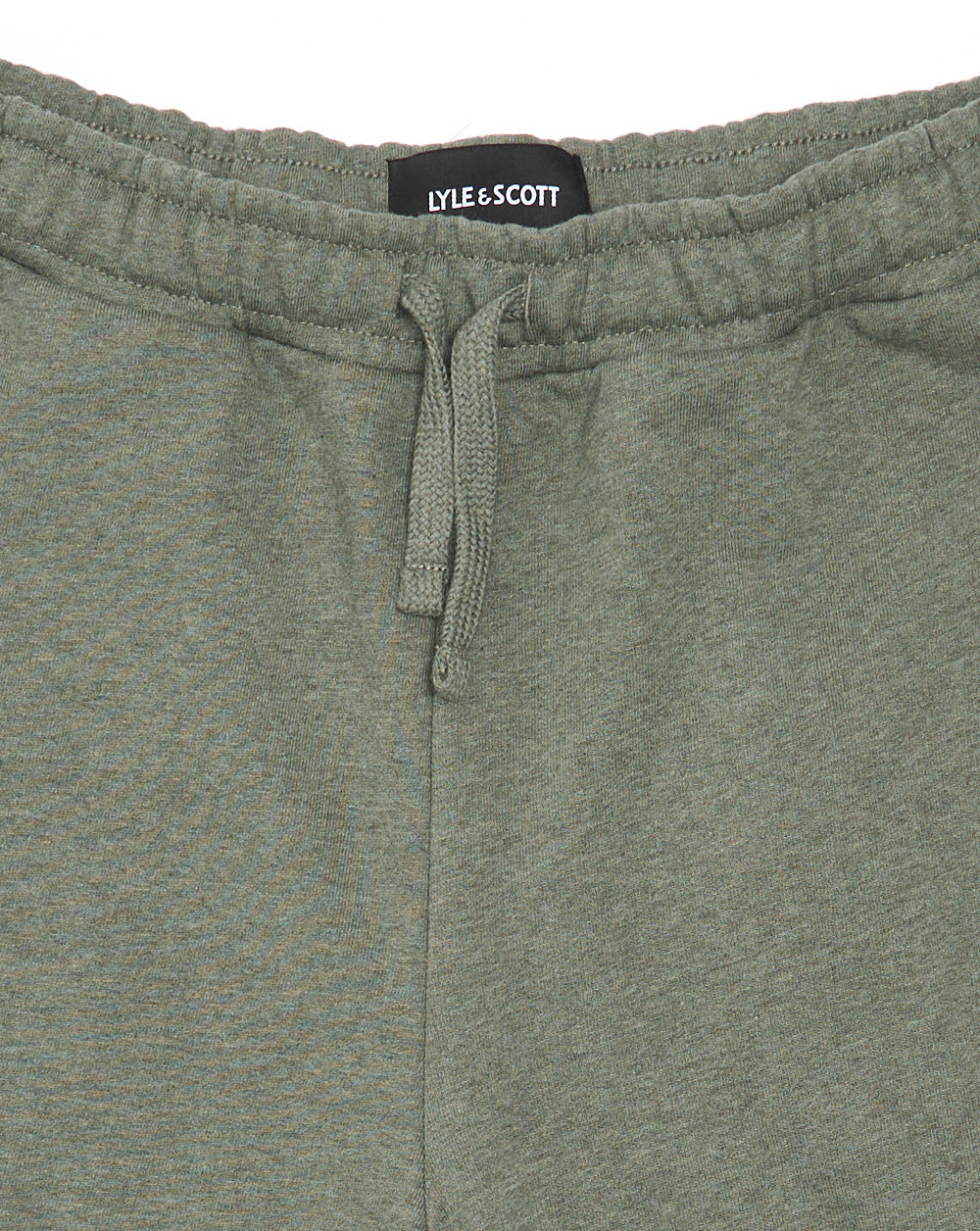 Lyle & Scott Tri Marl Sweat Shorts Khaki Green
