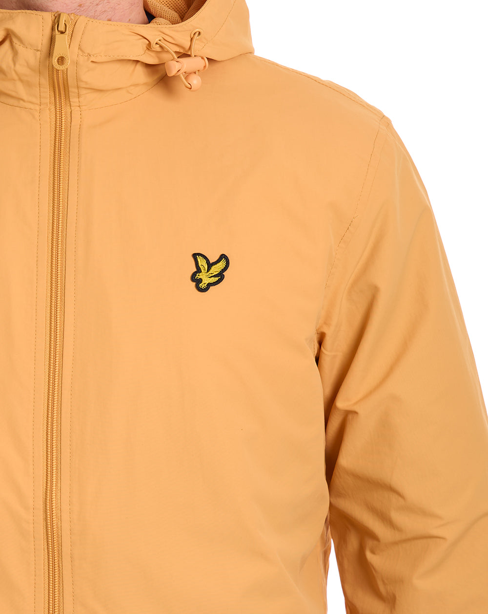 Lyle & Scott Zip Through Hooded Jacket Light Orange