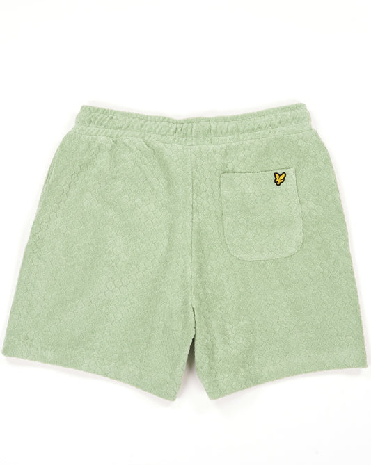 Lyle And Scott Lyle & Scott Honeycomb Towelling Shorts Sage Green