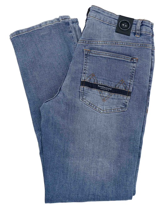 Marshall Artist Marshall Artist Marshall Fit Straight Jeans Stone Wash