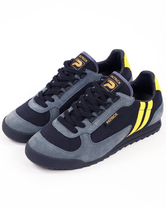 Patrick Patrick Forza Trainers Navy/Blue/Yellow