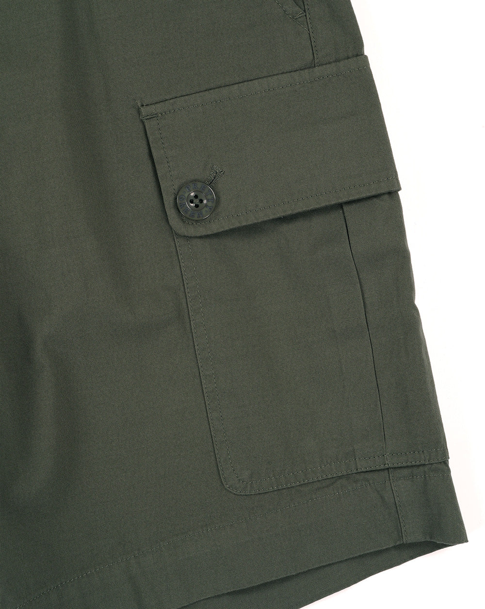 Pretty Green Bostall Cargo Shorts Dark Green