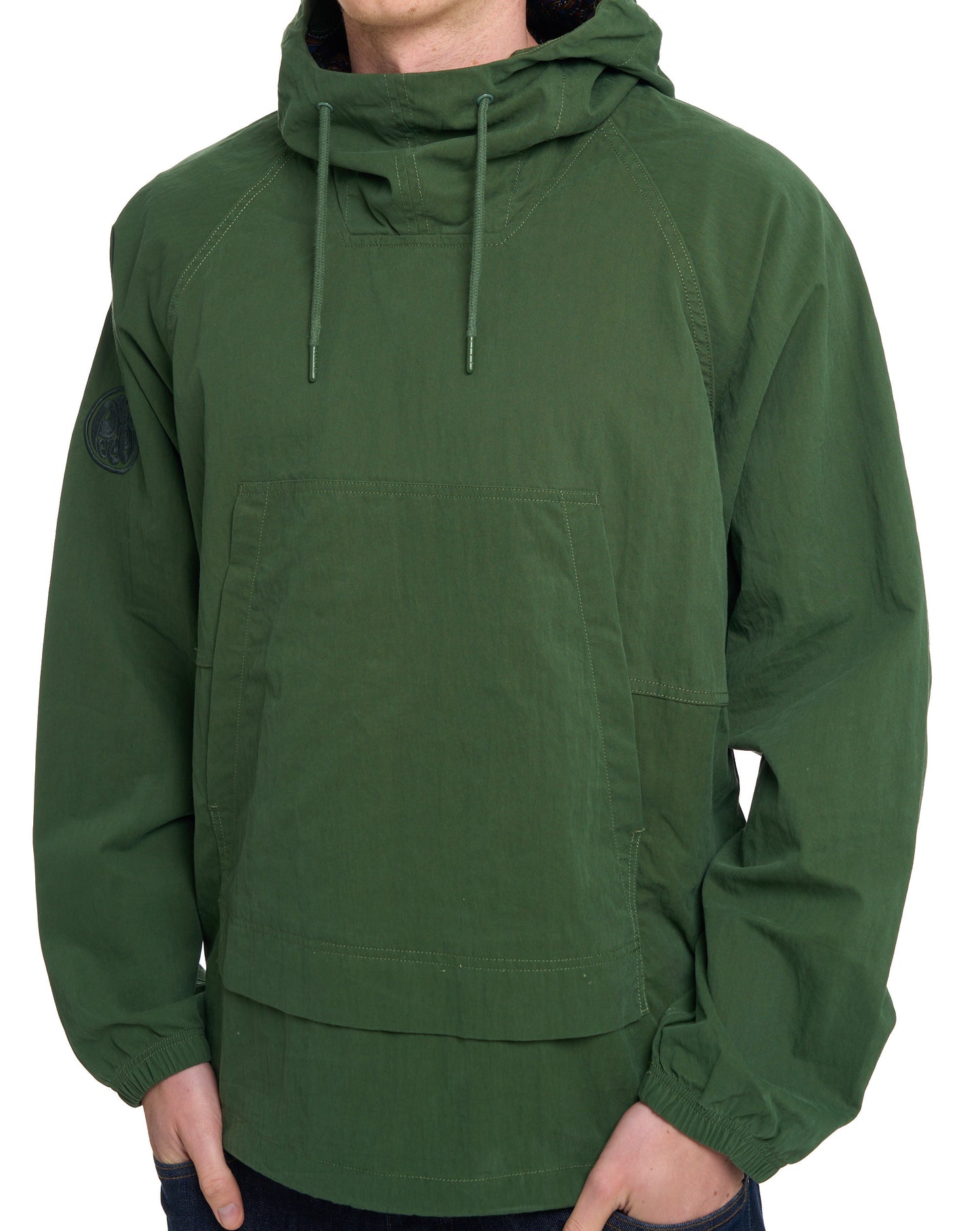 Pretty Green Feltham Smock Khaki Green