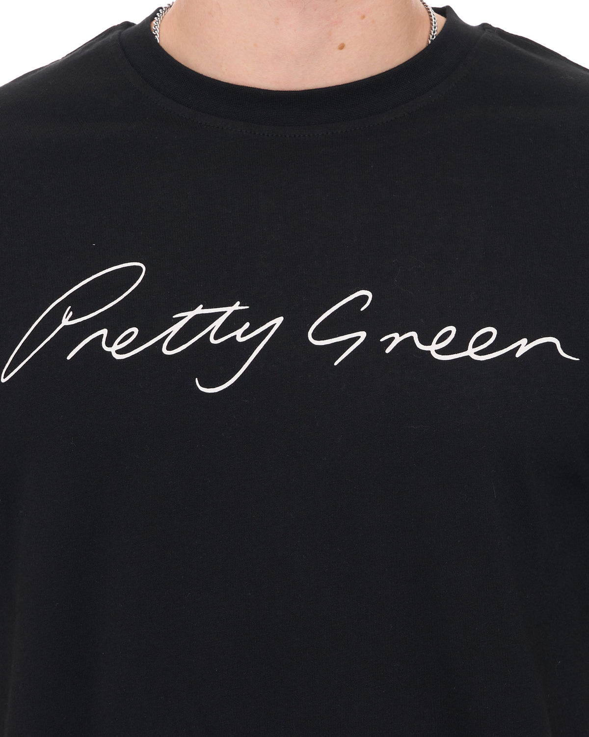Pretty Green PG Signature T Shirt Black