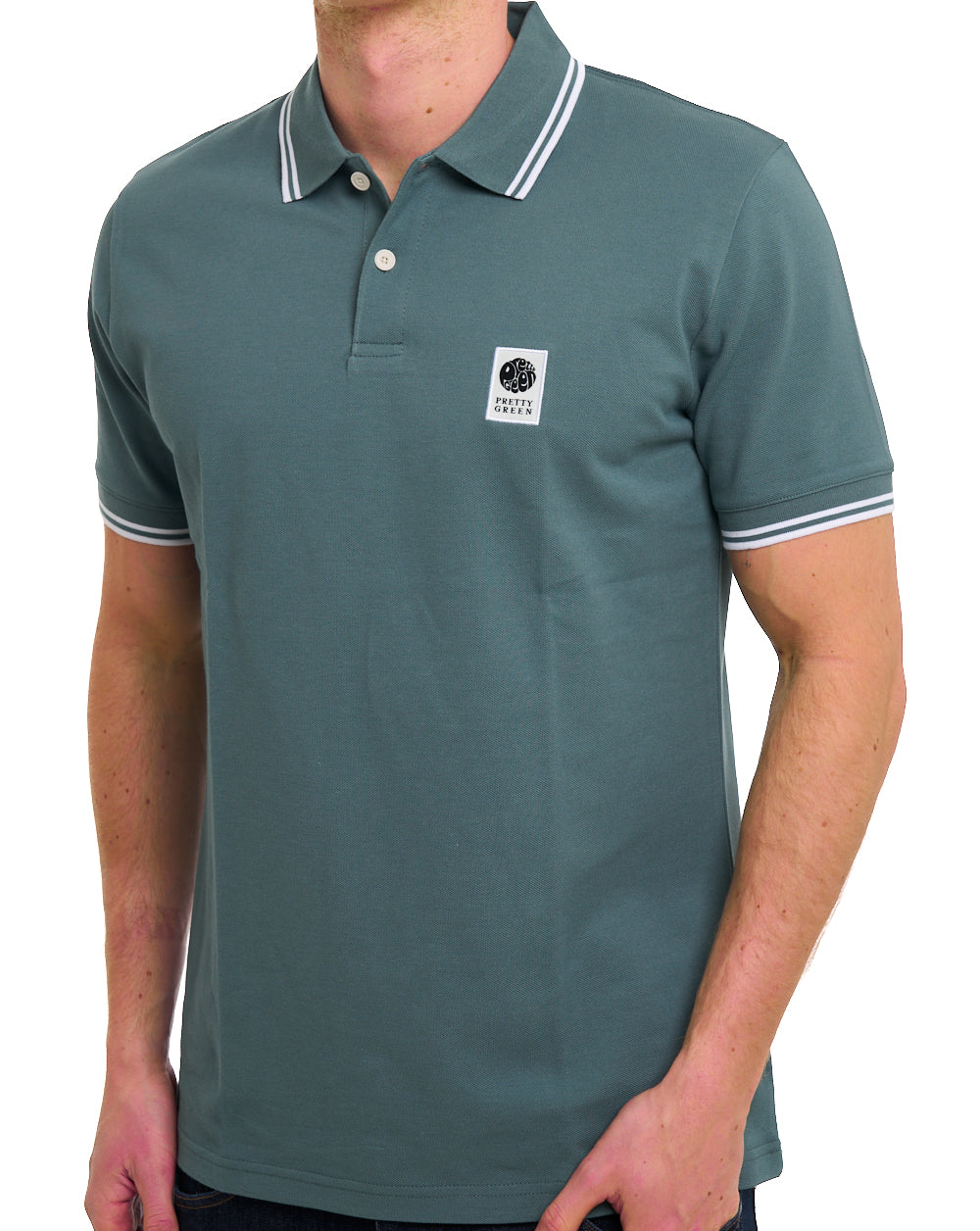 Pretty Green Rayner Polo Shirt Teal