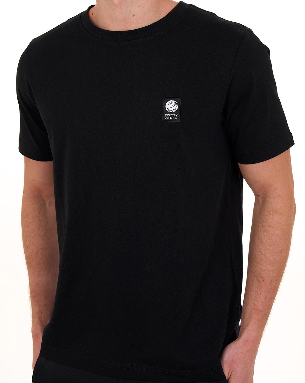 Pretty Green Sinclair T Shirt Charcoal