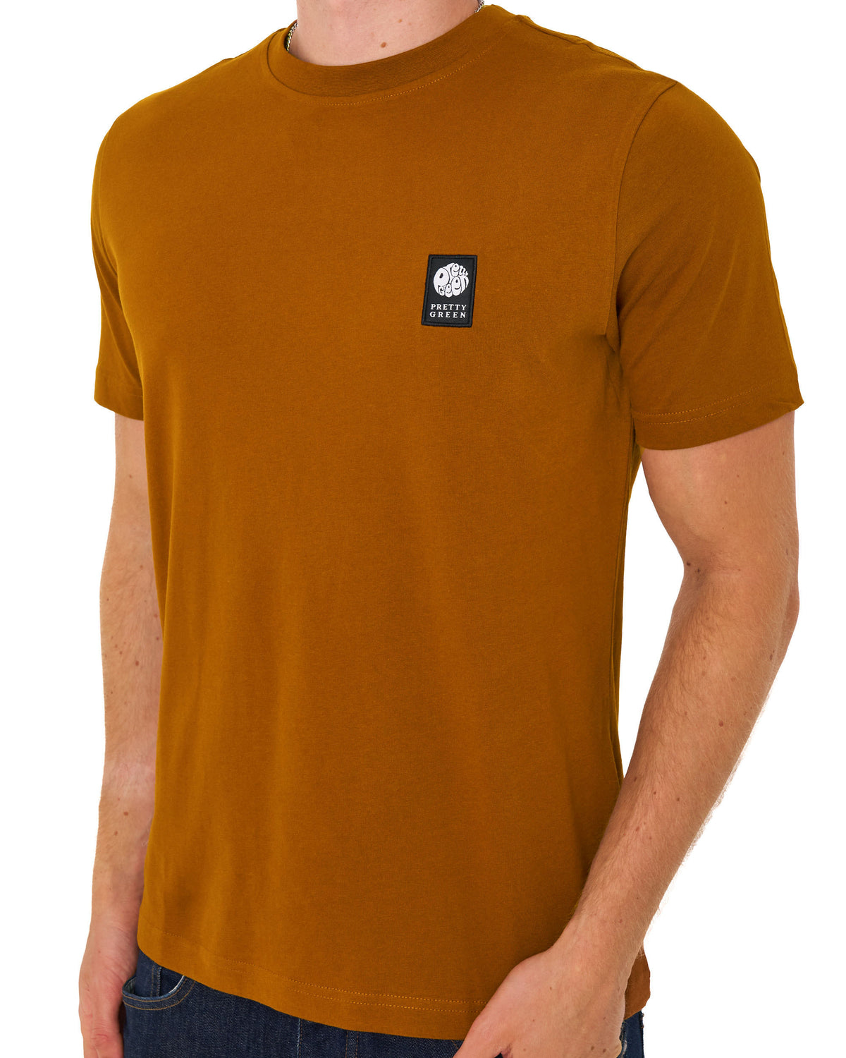 Pretty Green Sinclair T Shirt Rust