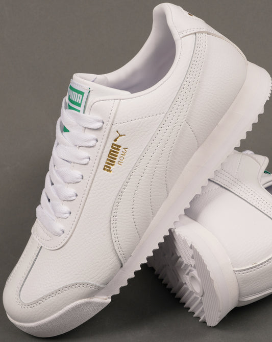 Puma Puma Roma Leather Trainers White